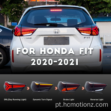 HCMOTIONZ 2020 2021 Lâmpadas traseiras da Honda Fit